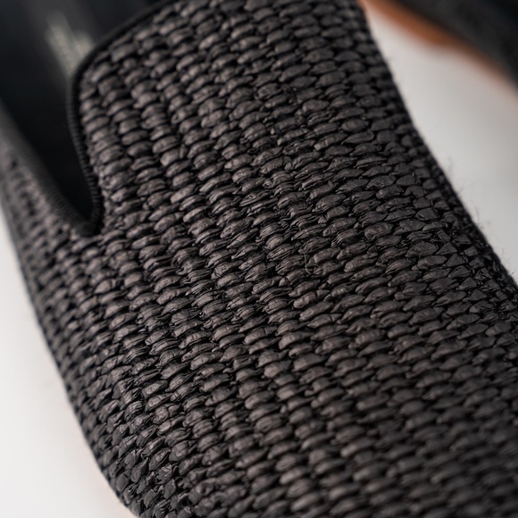 size 40 Max Mara Weekend Tela Raffia Mules Slippers Slip on - Picture 7 of 11